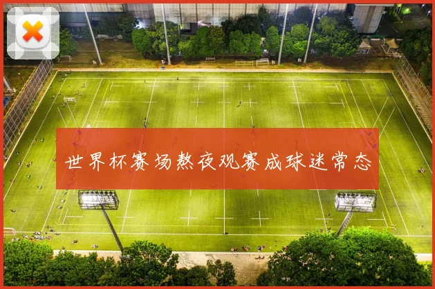 世界杯赛场熬夜观赛成球迷常态