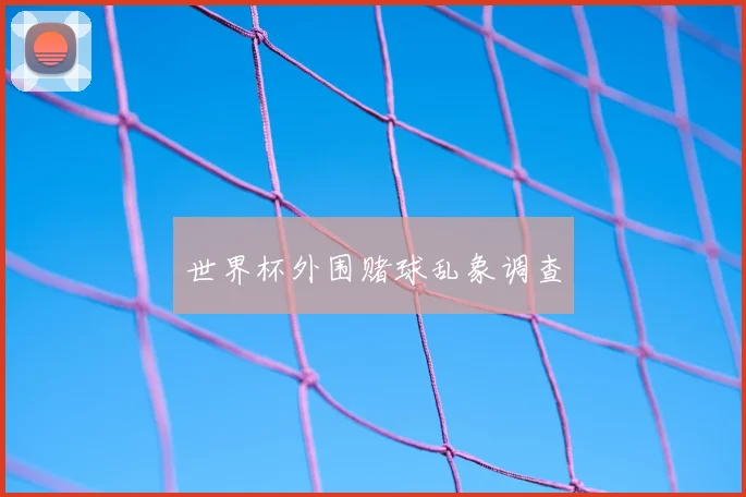世界杯外围赌球乱象调查